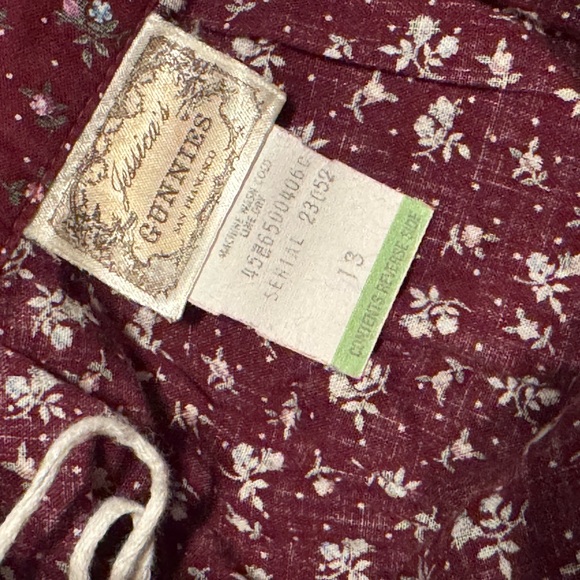 Vintage Calico Dirndl Apron Gunne Sax Floral Midi Skirt 13 Jessica’s Gunnies - Picture 7 of 10